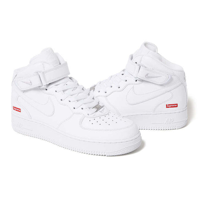 FZ8784-100 Supreme Nike Air Force 1 Mid White FW24 (Men's)