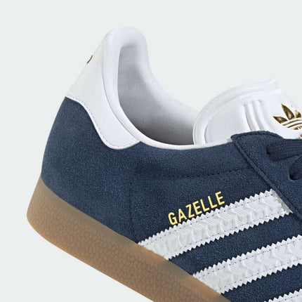 JH6197 adidas Originals Gazelle Night Indigo Footwear White Gum (Men's)