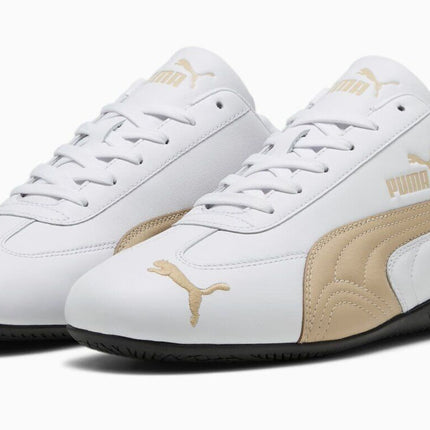 401603-01 Puma Speedcat Leather Puma White Toasted Almond (Men's)