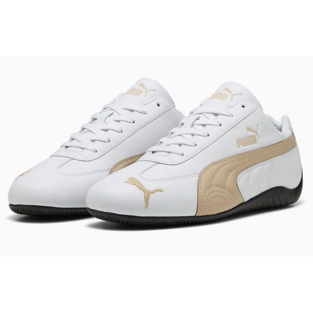 401603-01 Puma Speedcat Leather Puma White Toasted Almond (Men's)