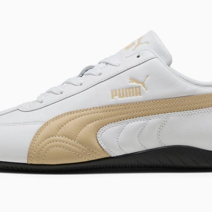 401603-01 Puma Speedcat Leather Puma White Toasted Almond (Men's)