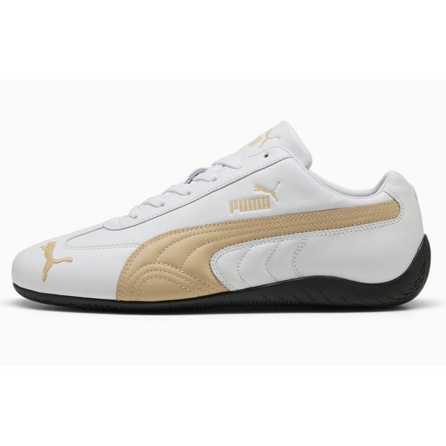 401603-01 Puma Speedcat Leather Puma White Toasted Almond (Men's)