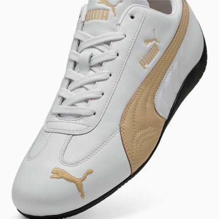 401603-01 Puma Speedcat Leather Puma White Toasted Almond (Men's)