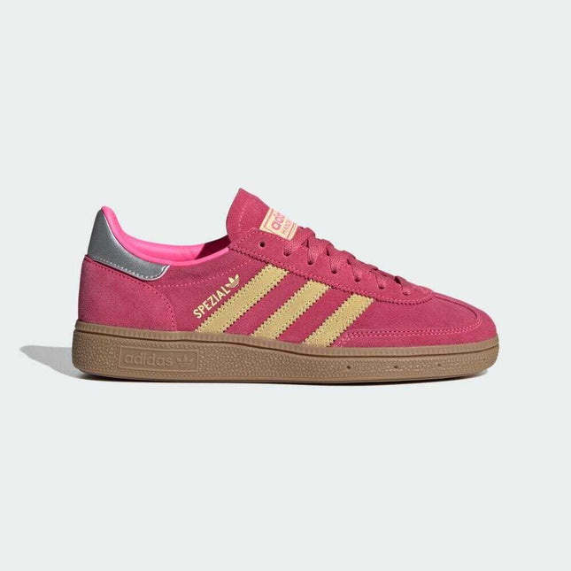 JI1407 adidas Originals Handball Spezial Lucid Pink Almost Yellow Silve (Women'