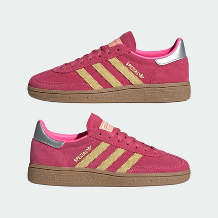 JI1407 adidas Originals Handball Spezial Lucid Pink Almost Yellow Silve (Women'