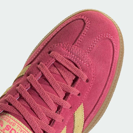 JI1407 adidas Originals Handball Spezial Lucid Pink Almost Yellow Silve (Women'