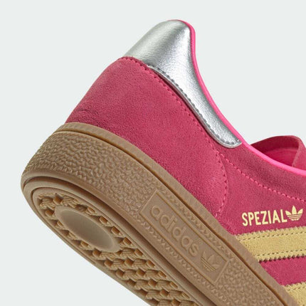 JI1407 adidas Originals Handball Spezial Lucid Pink Almost Yellow Silve (Women'