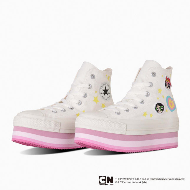 31312820 The Powerpuff Girls Converse All Star Chunkyline Hi White (Women's)