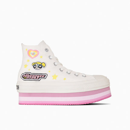 31312820 The Powerpuff Girls Converse All Star Chunkyline Hi White (Women's)