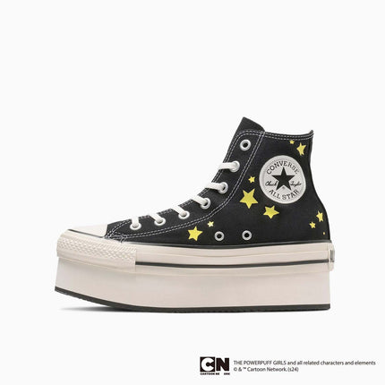 31312821 The Powerpuff Girls Converse All Star Chunkyline Hi Black (Women's)