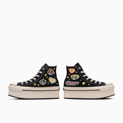 31312821 The Powerpuff Girls Converse All Star Chunkyline Hi Black (Women's)