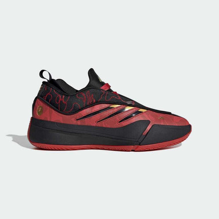 IH0786 A BATHING APE adidas Dame 9 Better Scarlet Core Black (Men's)