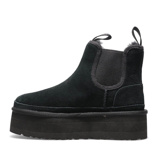 1134526-BLK UGG Women's Neumel Platform Chelsea Black (Women's)