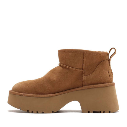 1158311-che UGG Women's Classic Ultra Mini New Heights Chestnut (Women's)