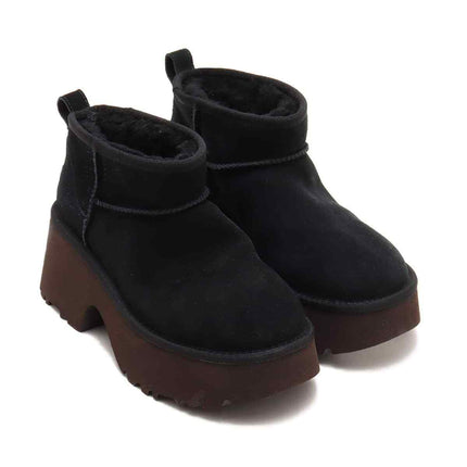 1158311-blk UGG Women's Classic Ultra Mini New Heights Black (Women's)