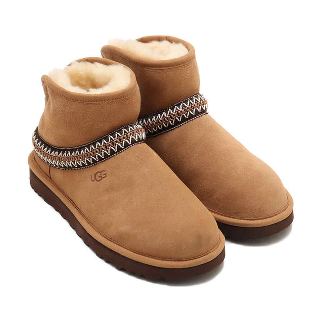 1158262-che UGG Women's Classic Mini Crescent Camel (Women's)