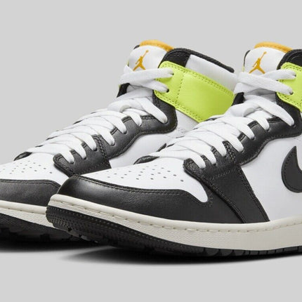 DQ0660-105 Nike Air Jordan 1 High Golf White University Gold Volt Black (Men's)