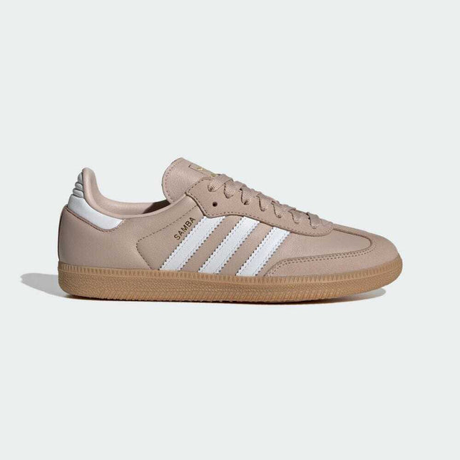 IE6523 adidas Originals Samba OG Wonder Taupe Footwear White Gold (Women's)