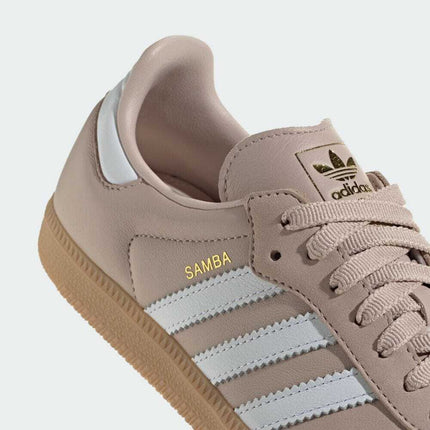 IE6523 adidas Originals Samba OG Wonder Taupe Footwear White Gold (Women's)