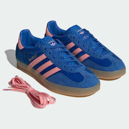 IG6785 adidas Originals Gazelle Indoor Blue Semi Pink Spark Gum (Women's)