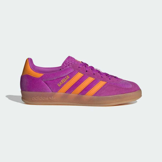 IH0277 adidas Originals Gazelle Indoor Purple Burst Orange Gum (Women's)