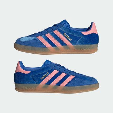 IG6785 adidas Originals Gazelle Indoor Blue Semi Pink Spark Gum (Women's)