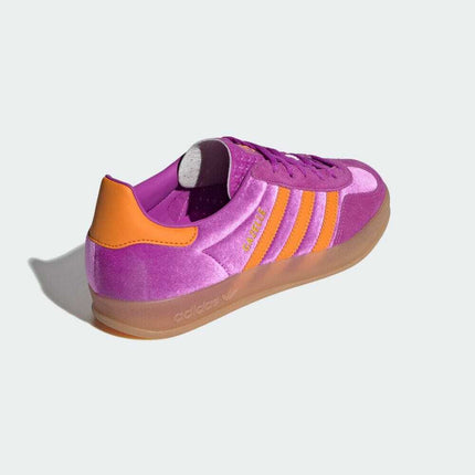 IH0277 adidas Originals Gazelle Indoor Purple Burst Orange Gum (Women's)