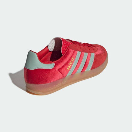 IG6786 adidas Originals Gazelle Indoor Better Scarlet Hazy Green Gum (Women's)