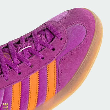 IH0277 adidas Originals Gazelle Indoor Purple Burst Orange Gum (Women's)