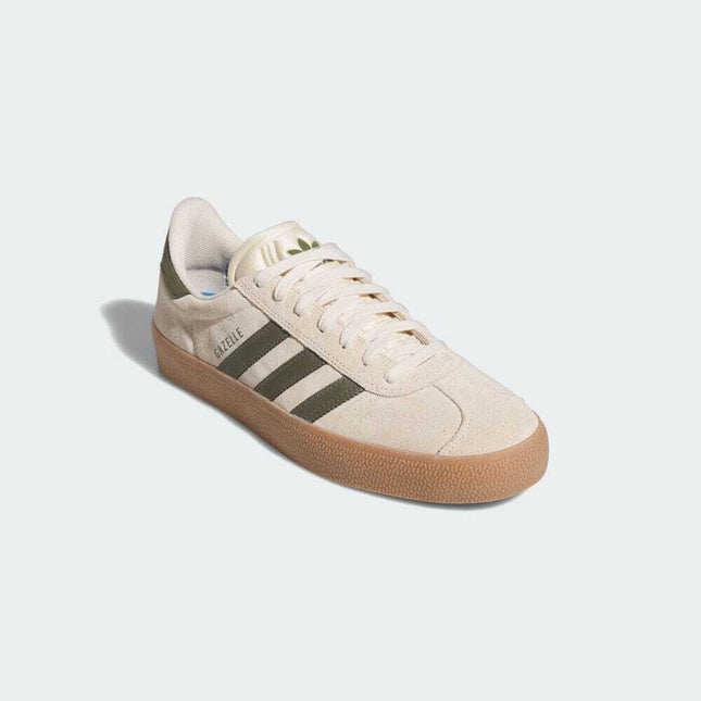 IH3351 adidas Originals Gazelle ADV Ecru Tint Focus Olive Gum (Men's)