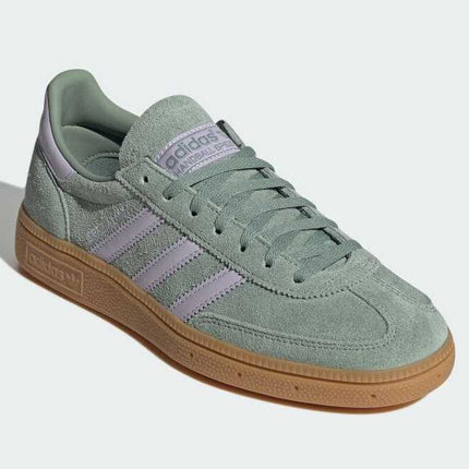 JS2857 adidas Originals Handball Spezial Silver Green Silver Dawn Gum (Men's)