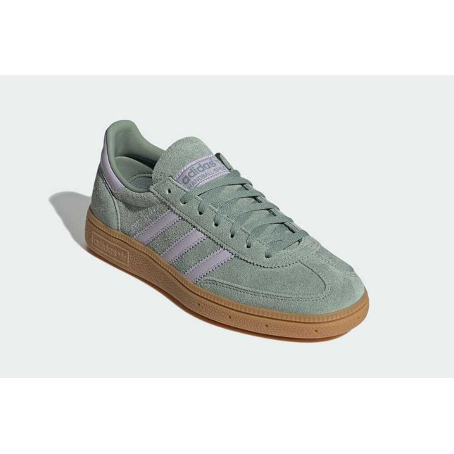 JS2857 adidas Originals Handball Spezial Silver Green Silver Dawn Gum (Men's)