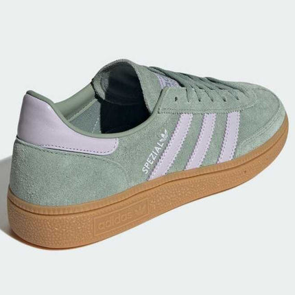 JS2857 adidas Originals Handball Spezial Silver Green Silver Dawn Gum (Men's)