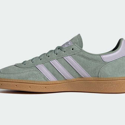 JS2857 adidas Originals Handball Spezial Silver Green Silver Dawn Gum (Men's)