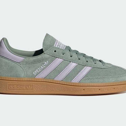 JS2857 adidas Originals Handball Spezial Silver Green Silver Dawn Gum (Men's)