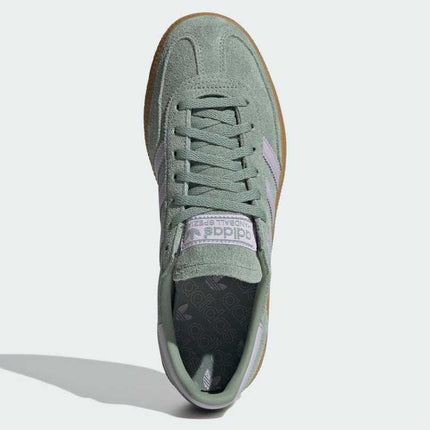 JS2857 adidas Originals Handball Spezial Silver Green Silver Dawn Gum (Men's)