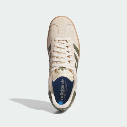 IH3351 adidas Originals Gazelle ADV Ecru Tint Focus Olive Gum (Men's)