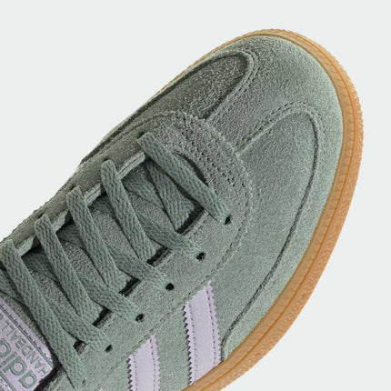 JS2857 adidas Originals Handball Spezial Silver Green Silver Dawn Gum (Men's)