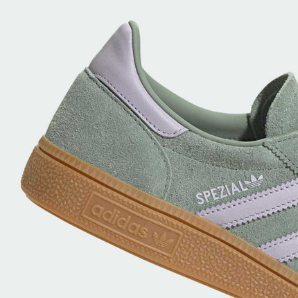 JS2857 adidas Originals Handball Spezial Silver Green Silver Dawn Gum (Men's)