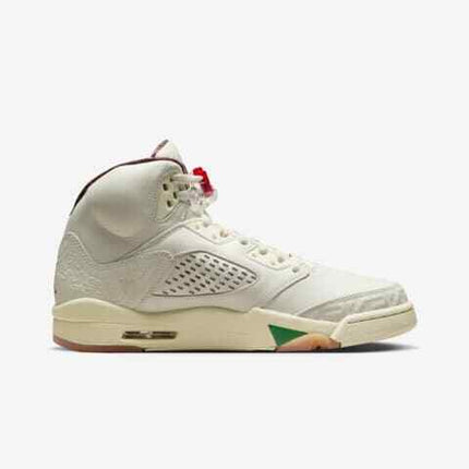 HF8833-100 Nike Air Jordan 5 Retro El Grito Sail and Dark Pony (Men's)