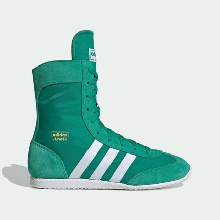 JP9933 adidas Originals Japan Mid Court Green Cloud White Gold (Women's)