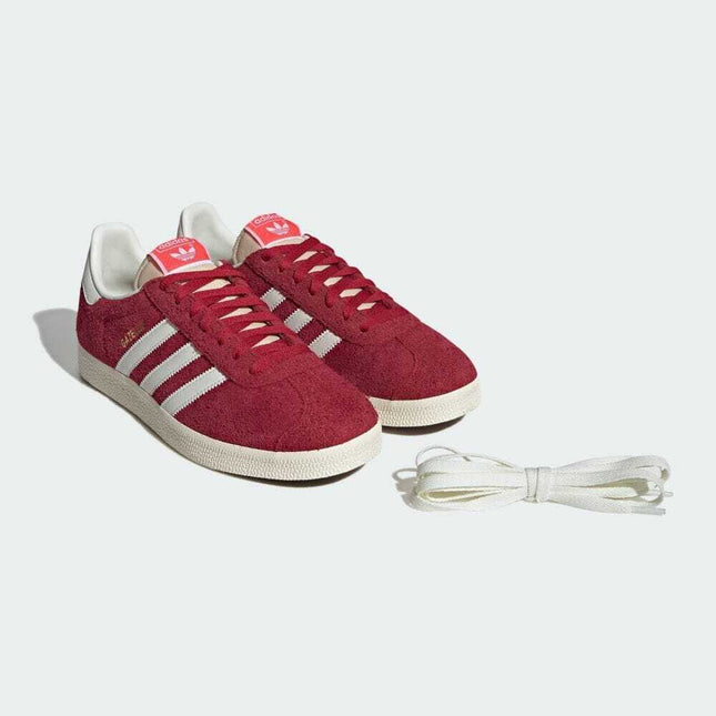 IF9652 adidas Originals Gazelle Team Victory Red Off White Cream White (Men's)