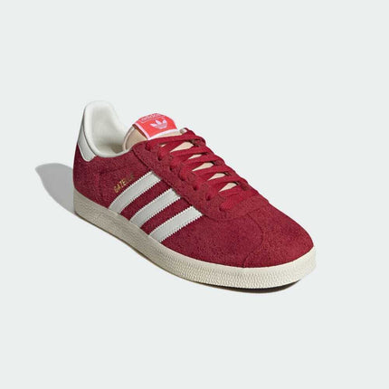 IF9652 adidas Originals Gazelle Team Victory Red Off White Cream White (Men's)