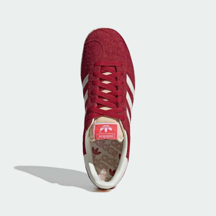 IF9652 adidas Originals Gazelle Team Victory Red Off White Cream White (Men's)