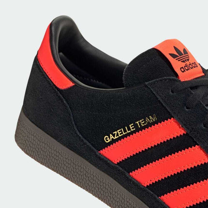 II0006 adidas Originals Gazelle Team Core Black Solar Orange Footwear (Men's)