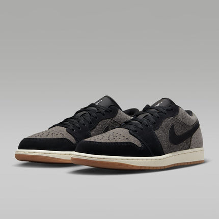 HJ4360-001 Nike Air Jordan 1 Low Black Denim (Men's)