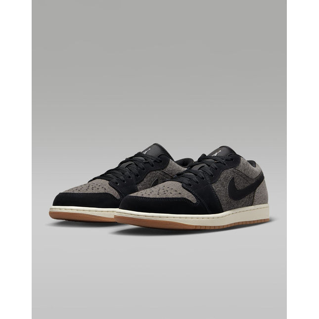 HJ4360-001 Nike Air Jordan 1 Low Black Denim (Men's)