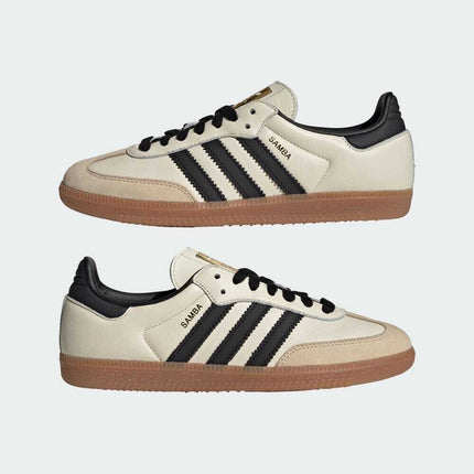 ID0478 adidas Originals Samba OG Cream White Core Black Sandstrata (Women's)