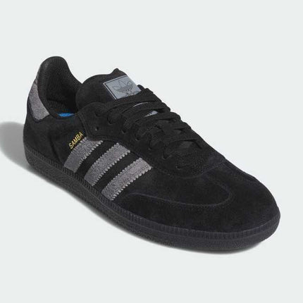 IH3348 adidas Originals Samba ADV Core Black Gray Four Gold Metallic (Men's)