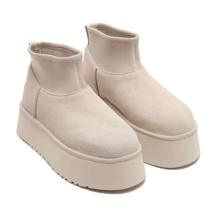 1158275-WCRM UGG Women's Classic Mini Dipper Puffer White Ceramic (Women's)